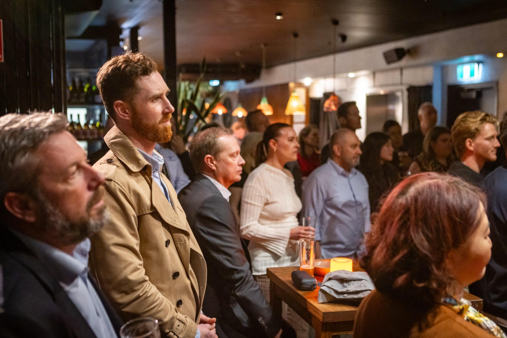 Guests at the Canopy launch at Bomba Rooftop Bar, Melbourne