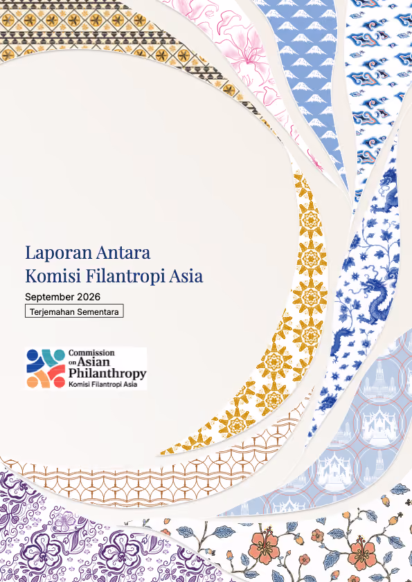 Report cover in Bahasa Indonesia