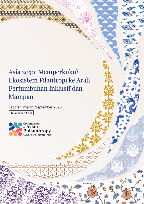 Report cover in Bahasa Melayu