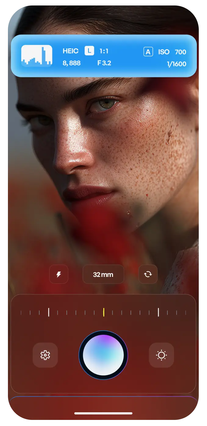 Snapa app remote shutter release screen