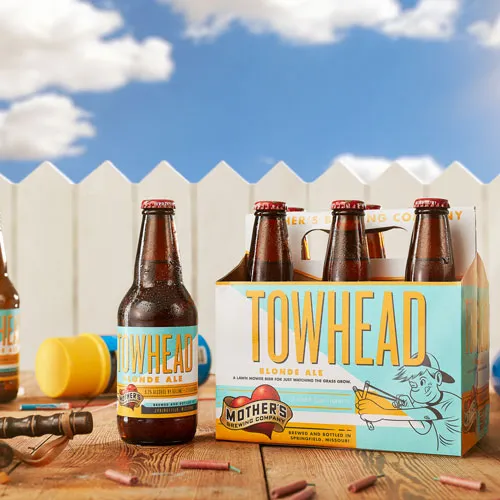Craft Beer Label Redesign Mother's Brewing Company Blonde Ale