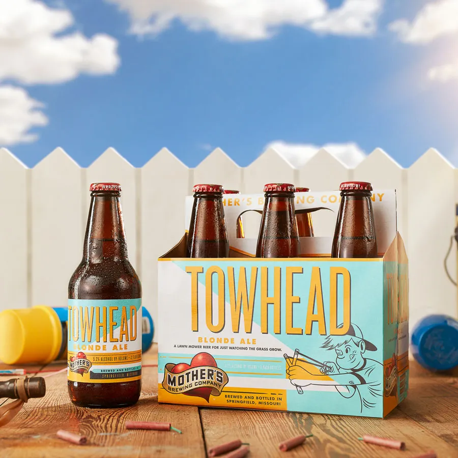 Craft Beer Label Redesign Mother's Brewing Company Blonde Ale