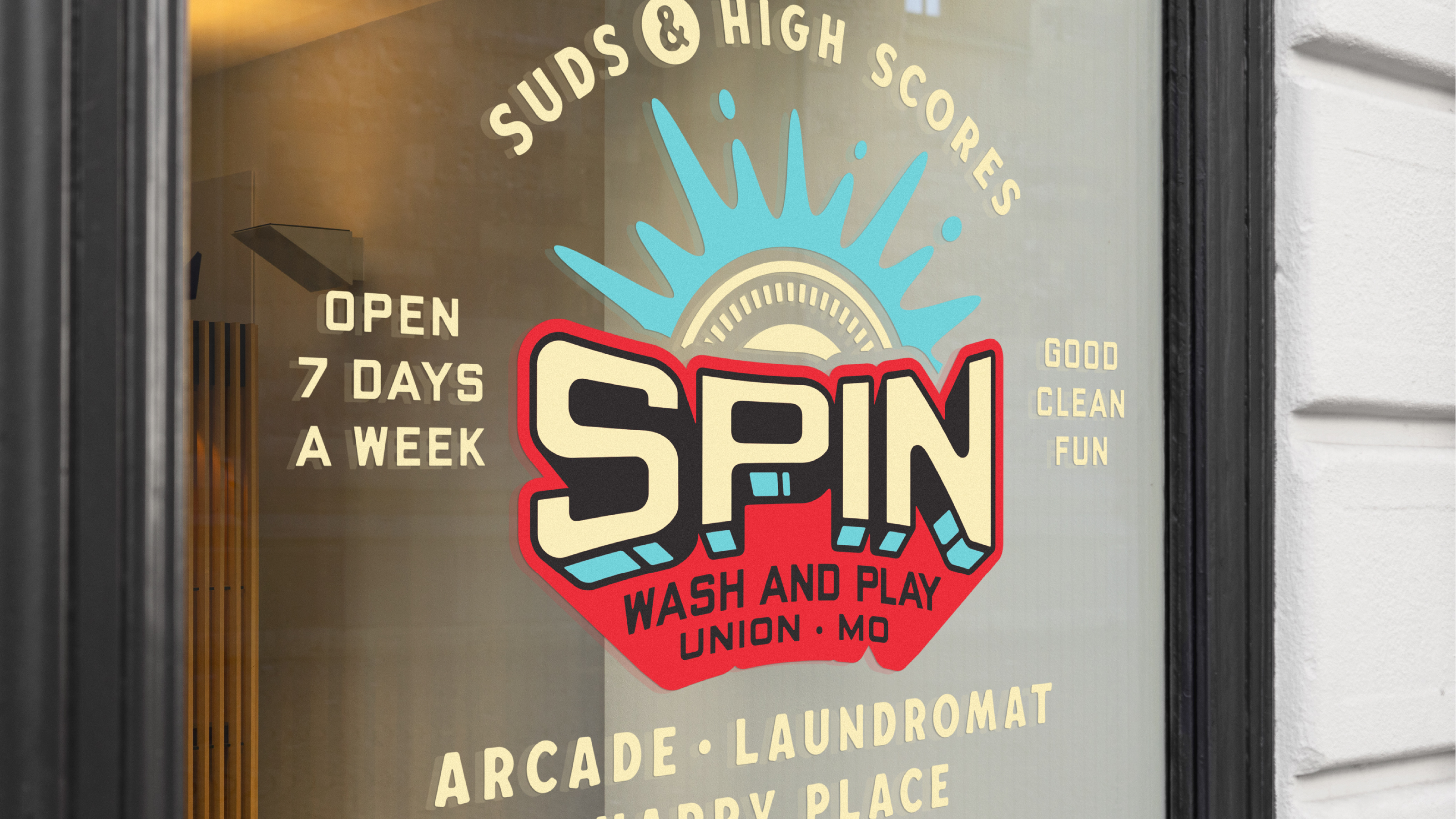 Laundromat and Arcade Branding - St. Louis Missouri