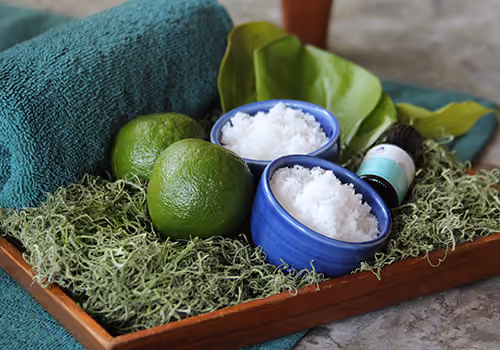 Javanese Royal Beauty Cleanse with turmeric rice polish and floral bath