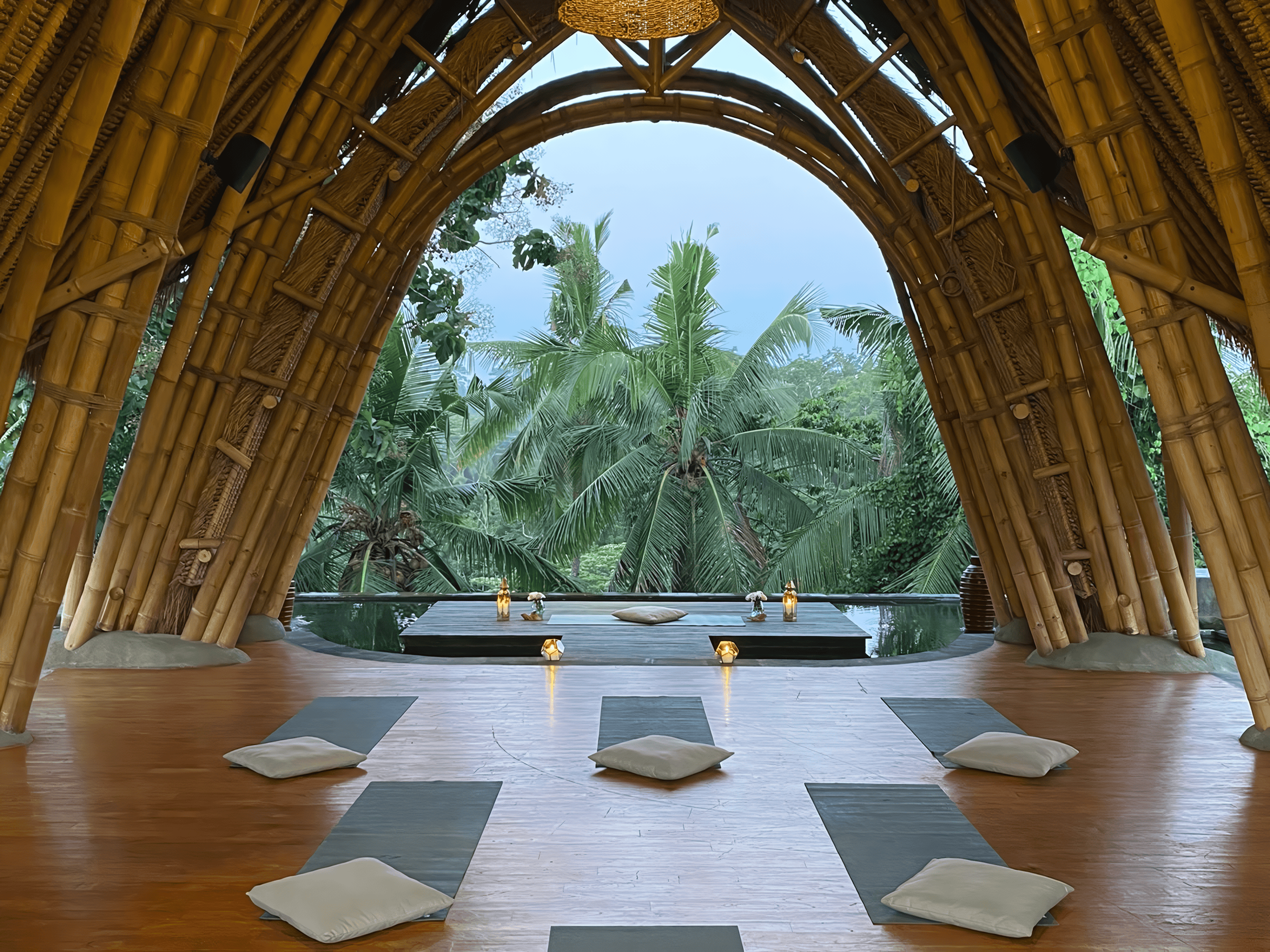 Resort facilities and landscaped grounds