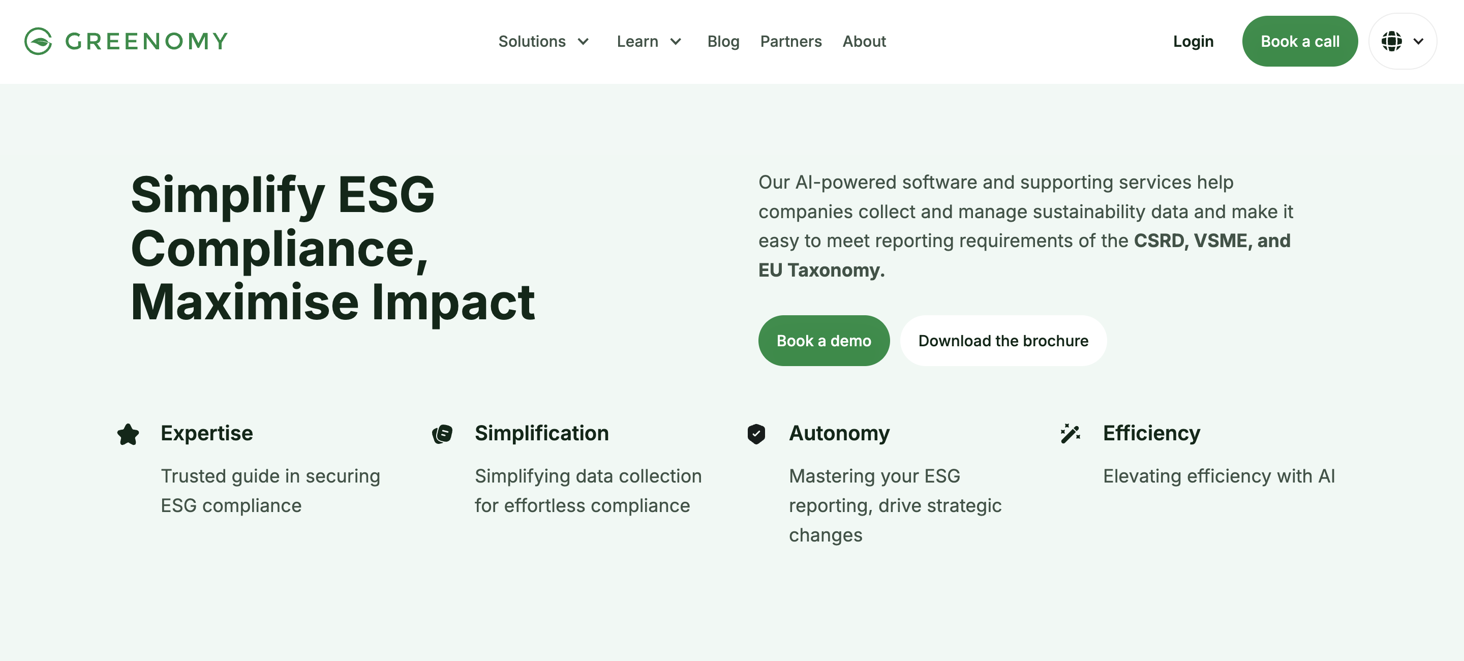 ESG reporting platform