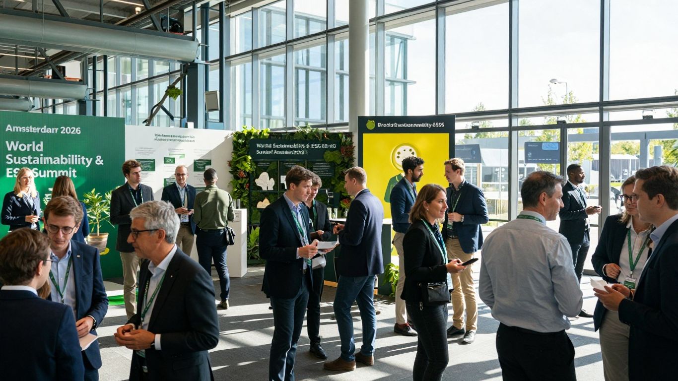 World Sustainability & ESG Summit Amsterdam 2026 networking event.