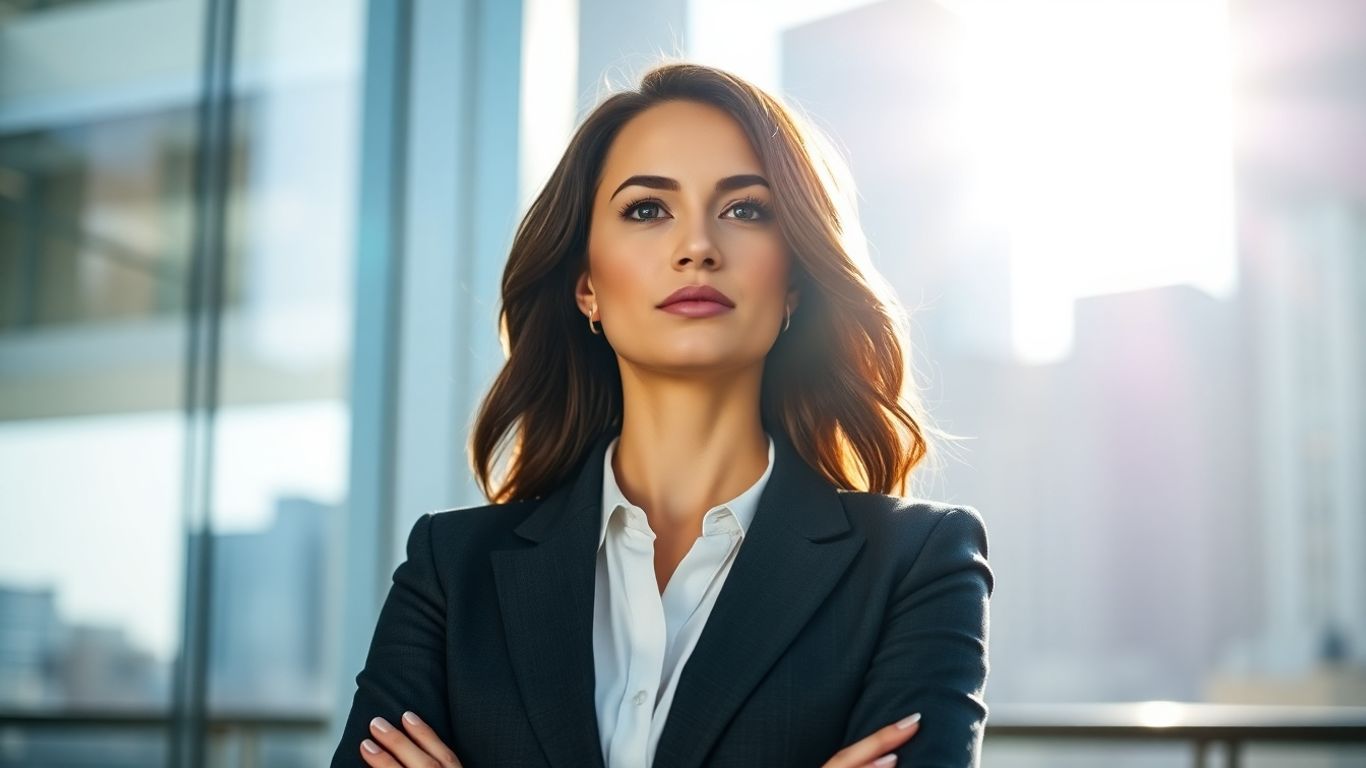 Professional woman in office