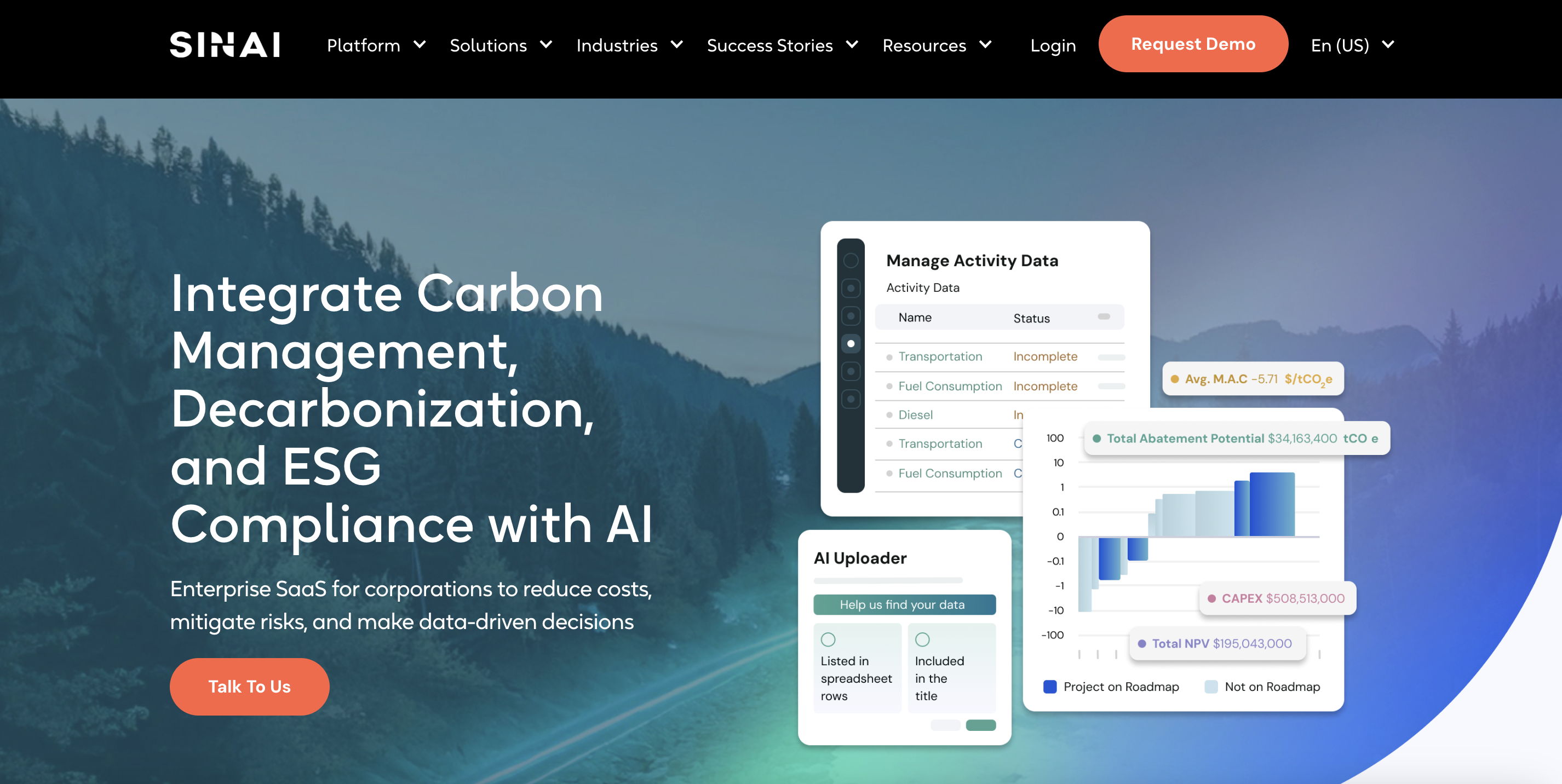 SINAI as a scope 3 emissions software