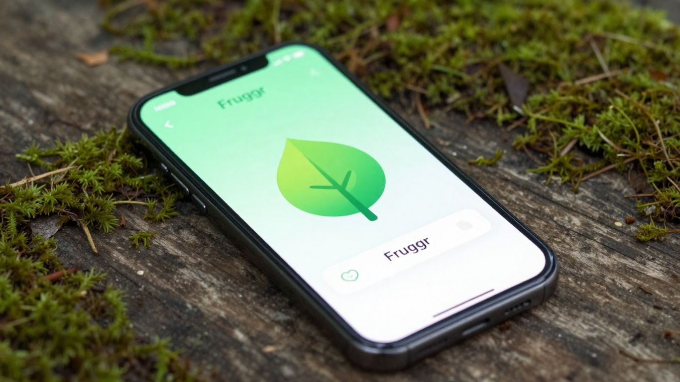 Fruggr app on a smartphone screen.