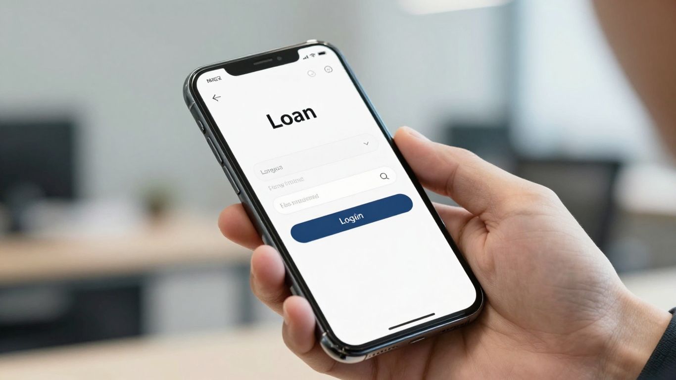 Client logging into Karbon portal on a smartphone.