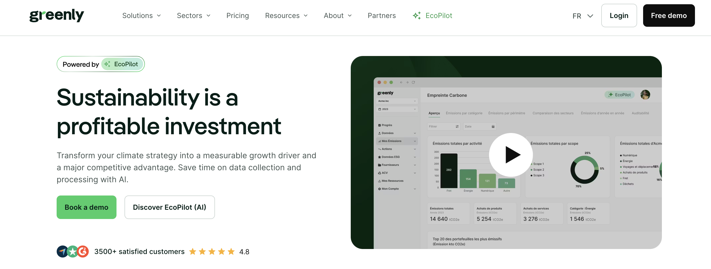 Greenly CSRD reporting software