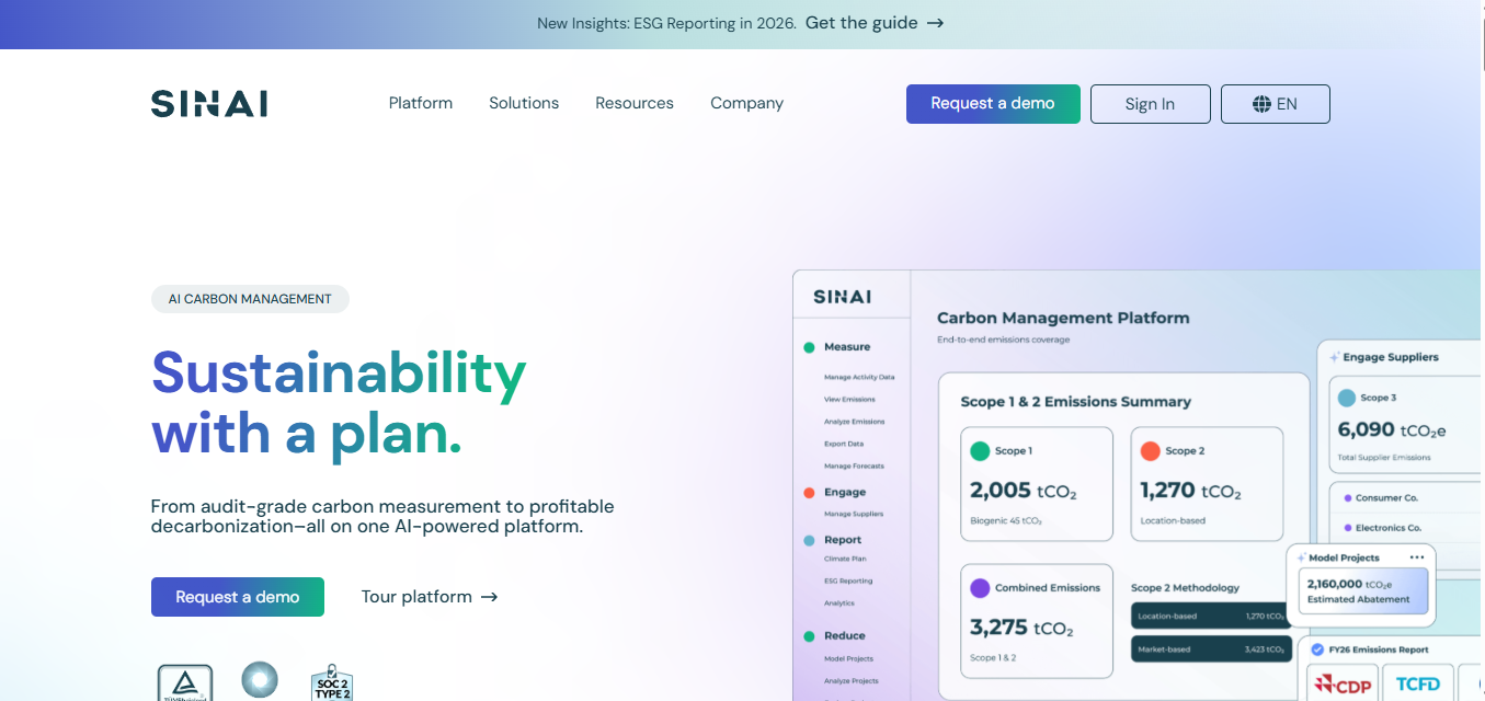 SINAI for CBAM compliance