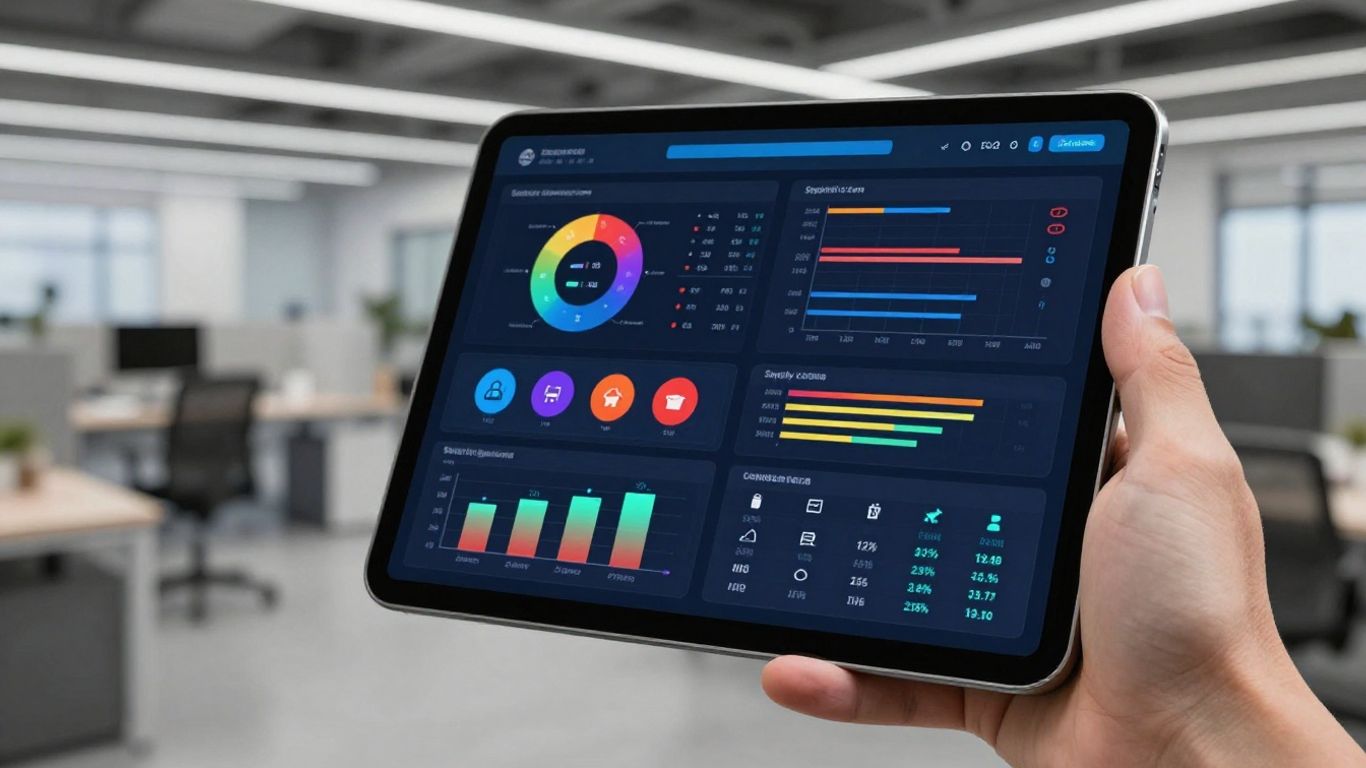 Digital interface showing supply chain monitoring