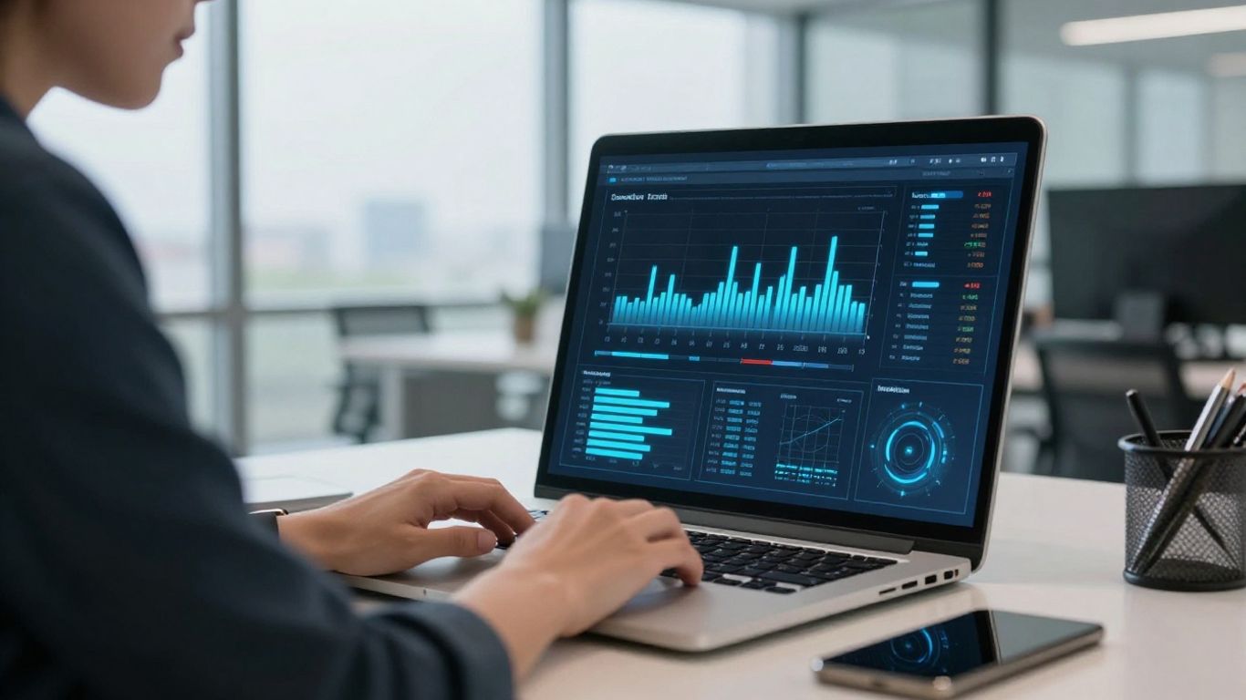 Modern digital interface for tracking carbon emissions data