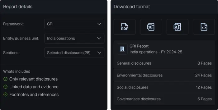 Export reports your way