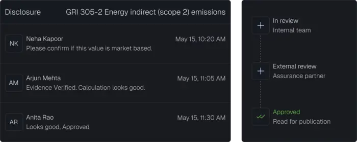 Collaborate and review in one place