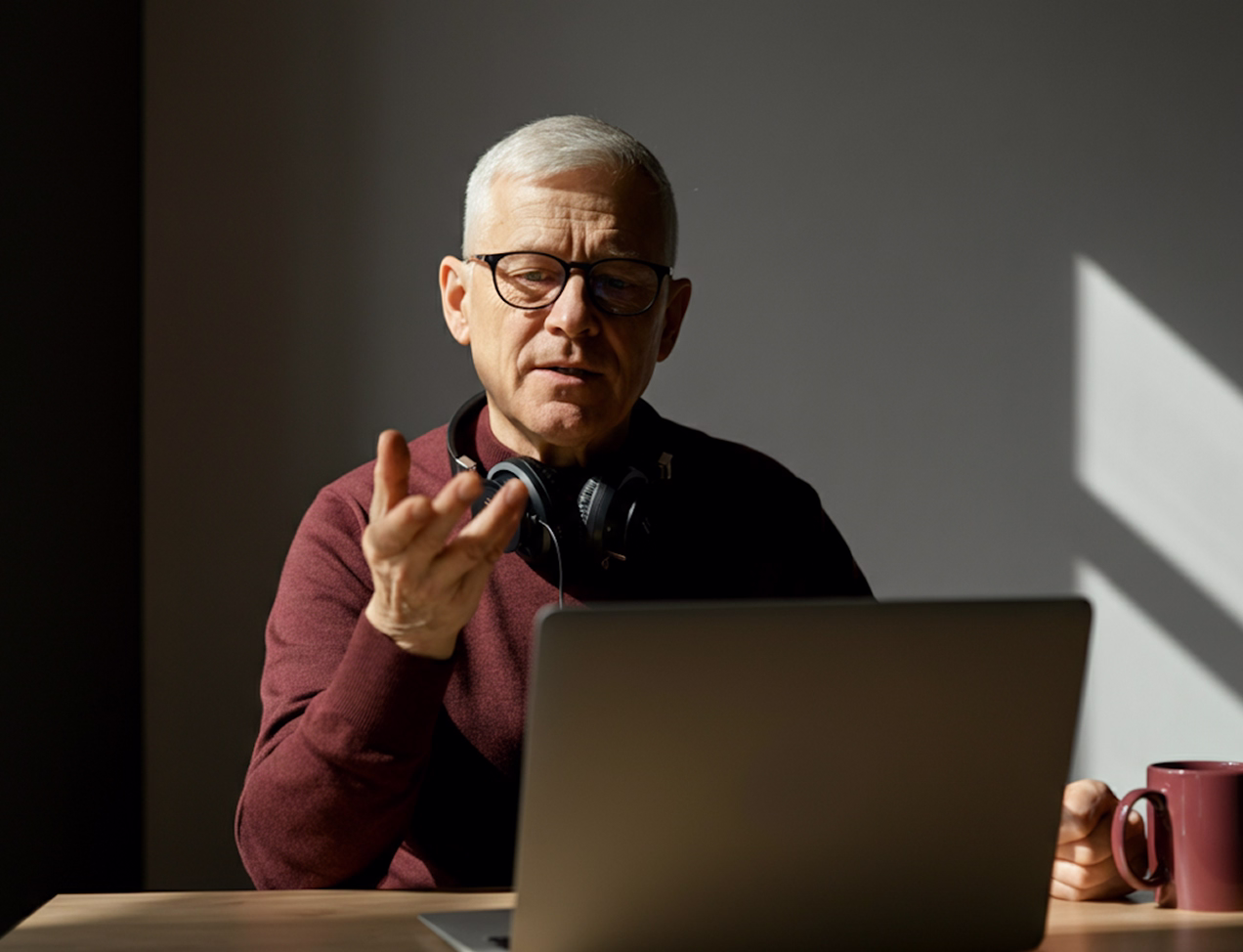 Professional video call consultation