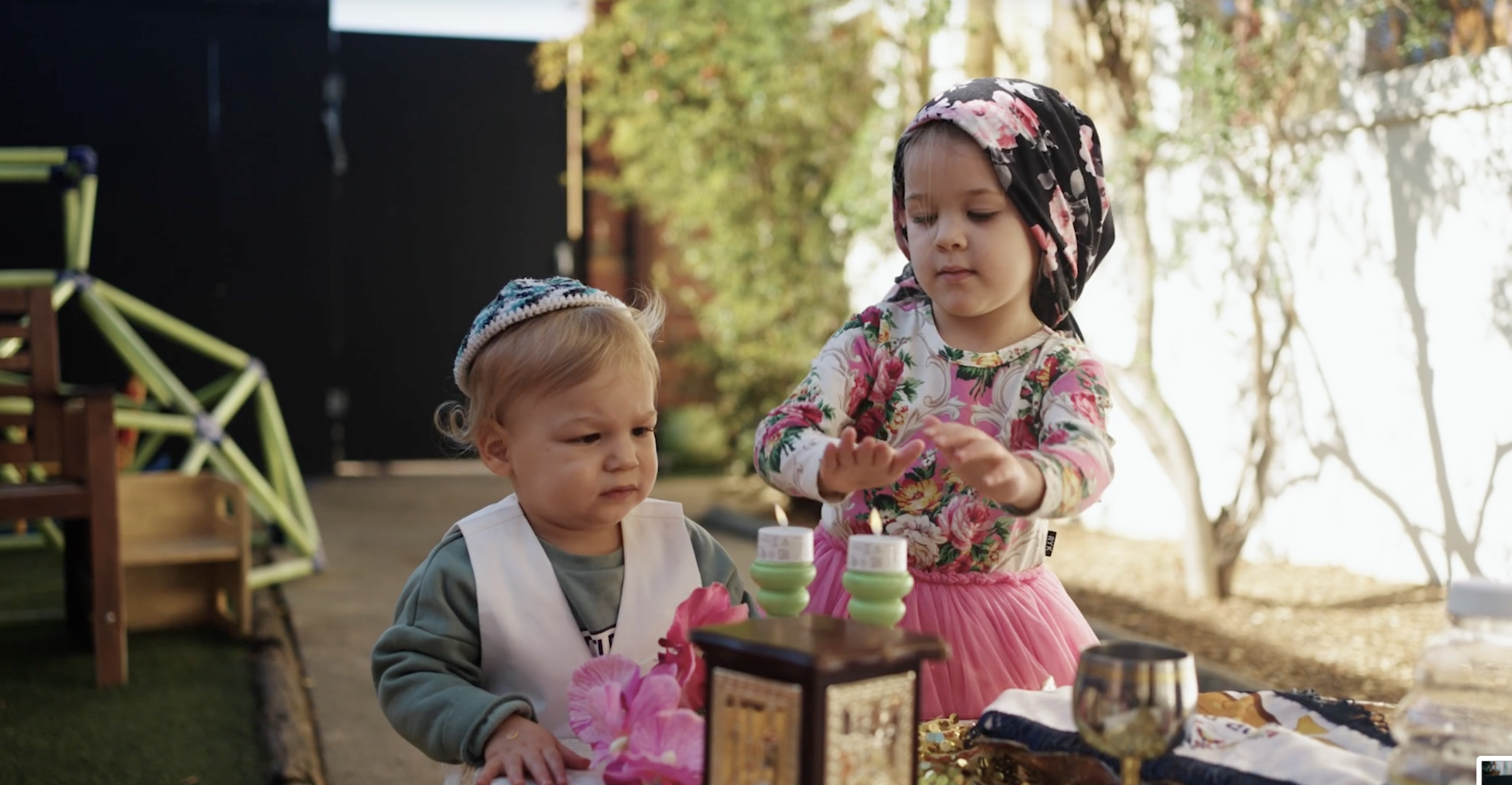 Shabbat party at Ganenu Jewish preschool