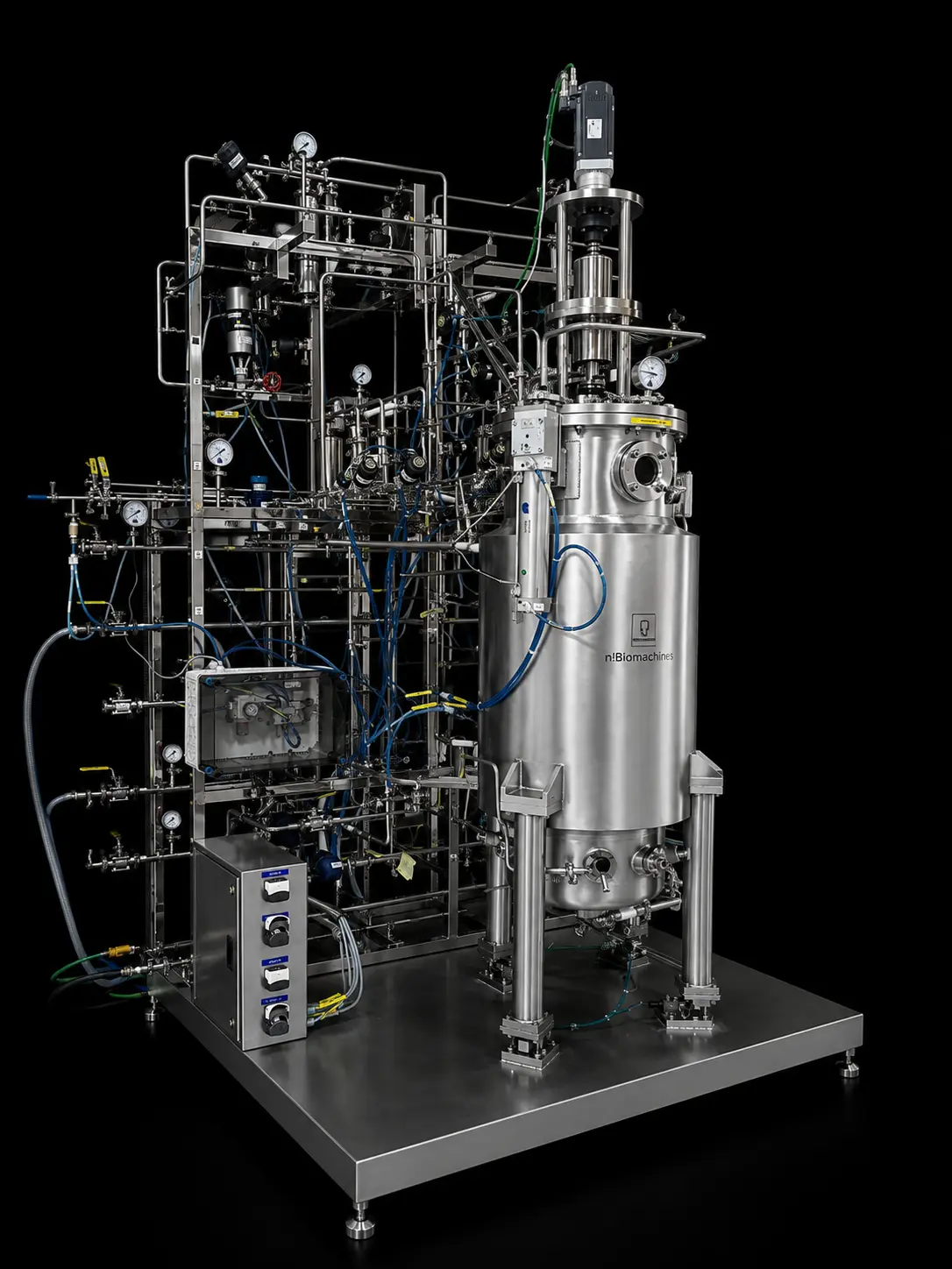 AUXO V pilot scale configuration, 250 L