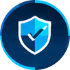 Cybersecurity shield icon