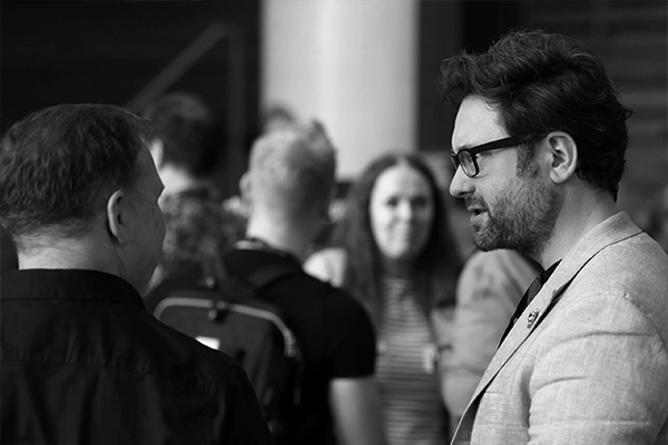 Picture of Will Humphrey at Media Cymru event