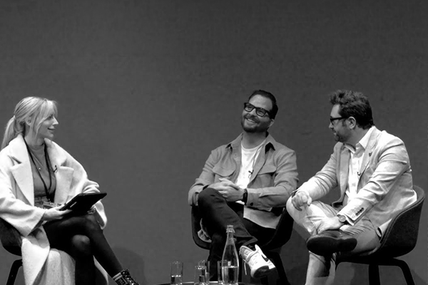 Picture of Will Humphrey delivering talk at the Beyond conference 