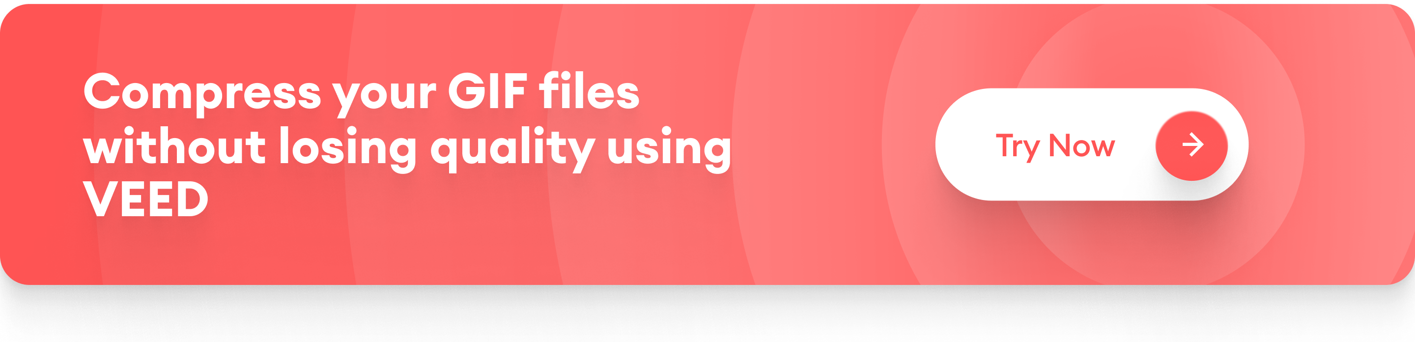 Call-to-action for using VEED's GIF compressor