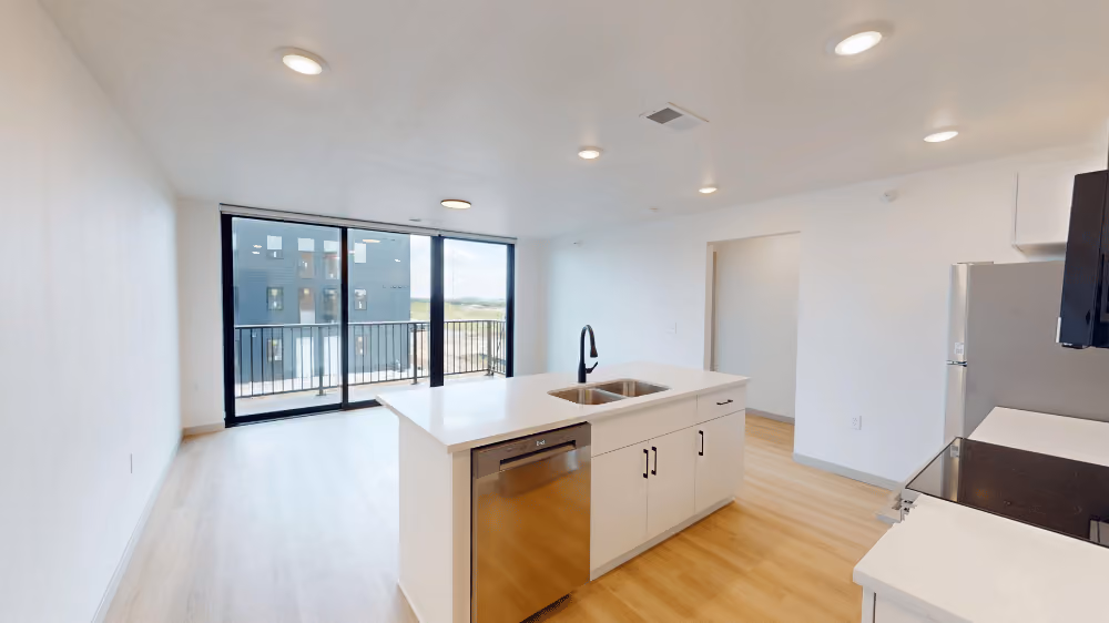Apartment dining area at Overland Reserve