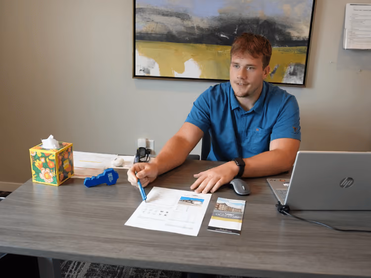 Community manager working