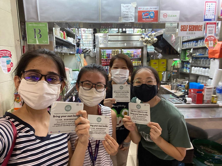 Conducting outreach with drink stores across Singapore.