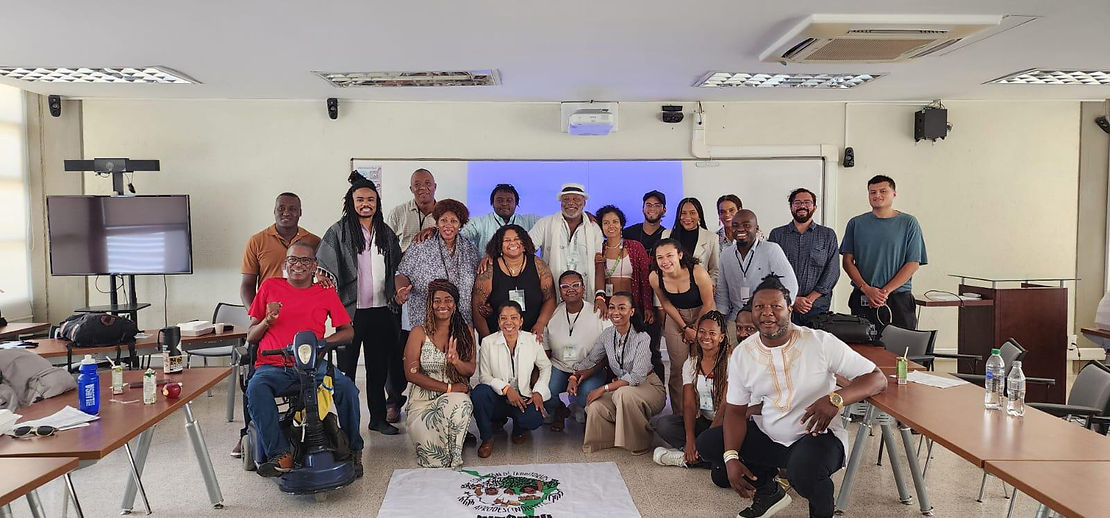 Afro-descendant delegation in Santa Marta, Colombia