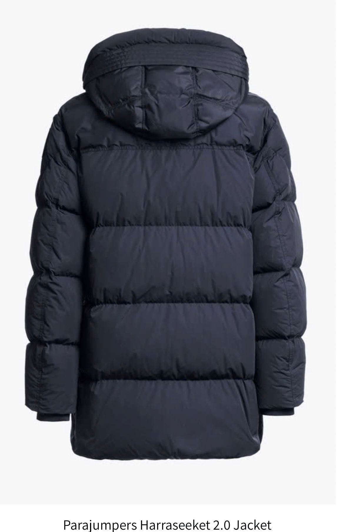Parajumpers Long Bear -untuvatakki musta, takaa