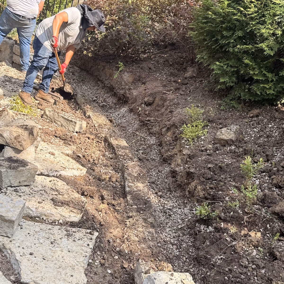 Triscapes landscaping team delivering professional outdoor services for residential and commercial properties
