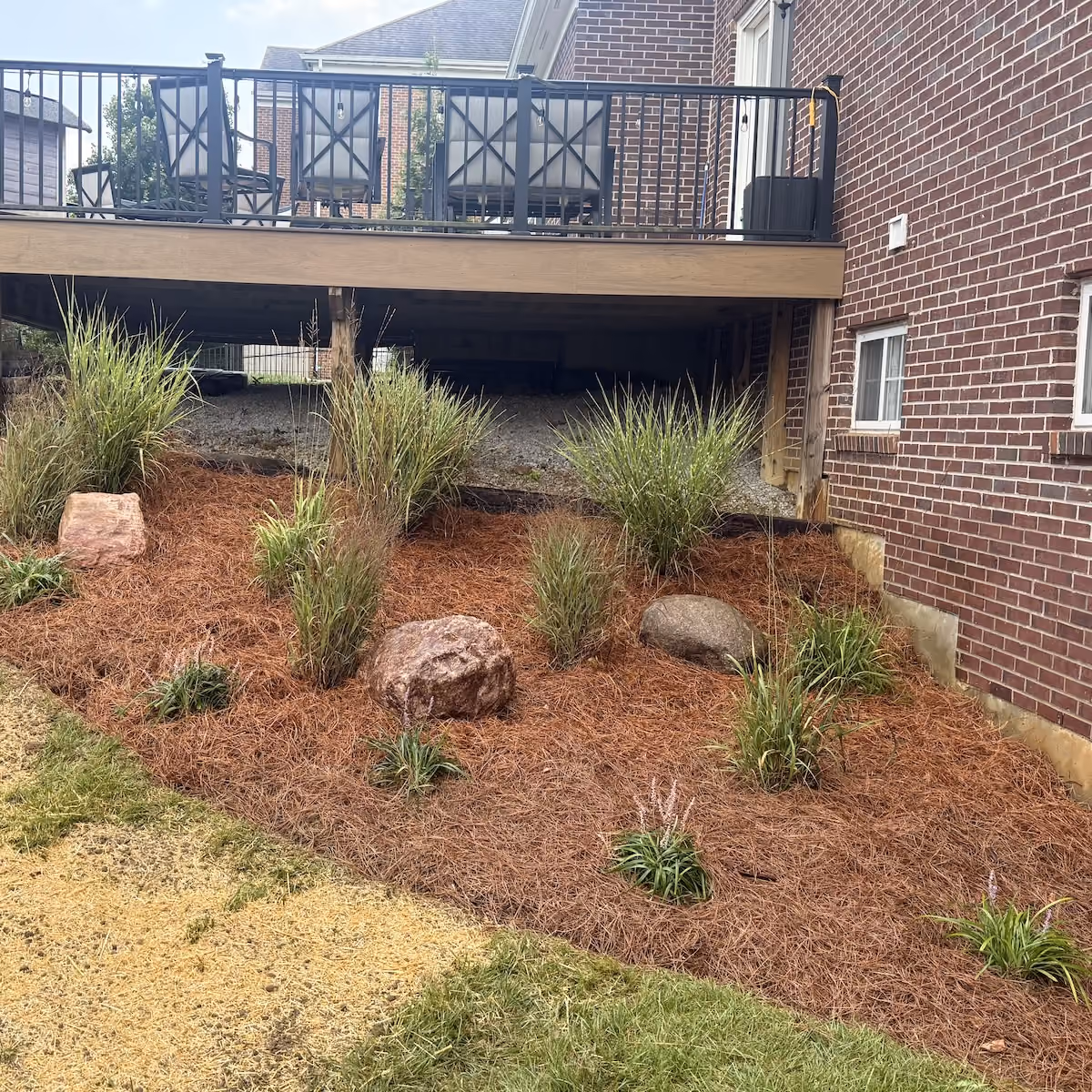 Triscapes landscape maintenance crew caring for residential and commercial properties