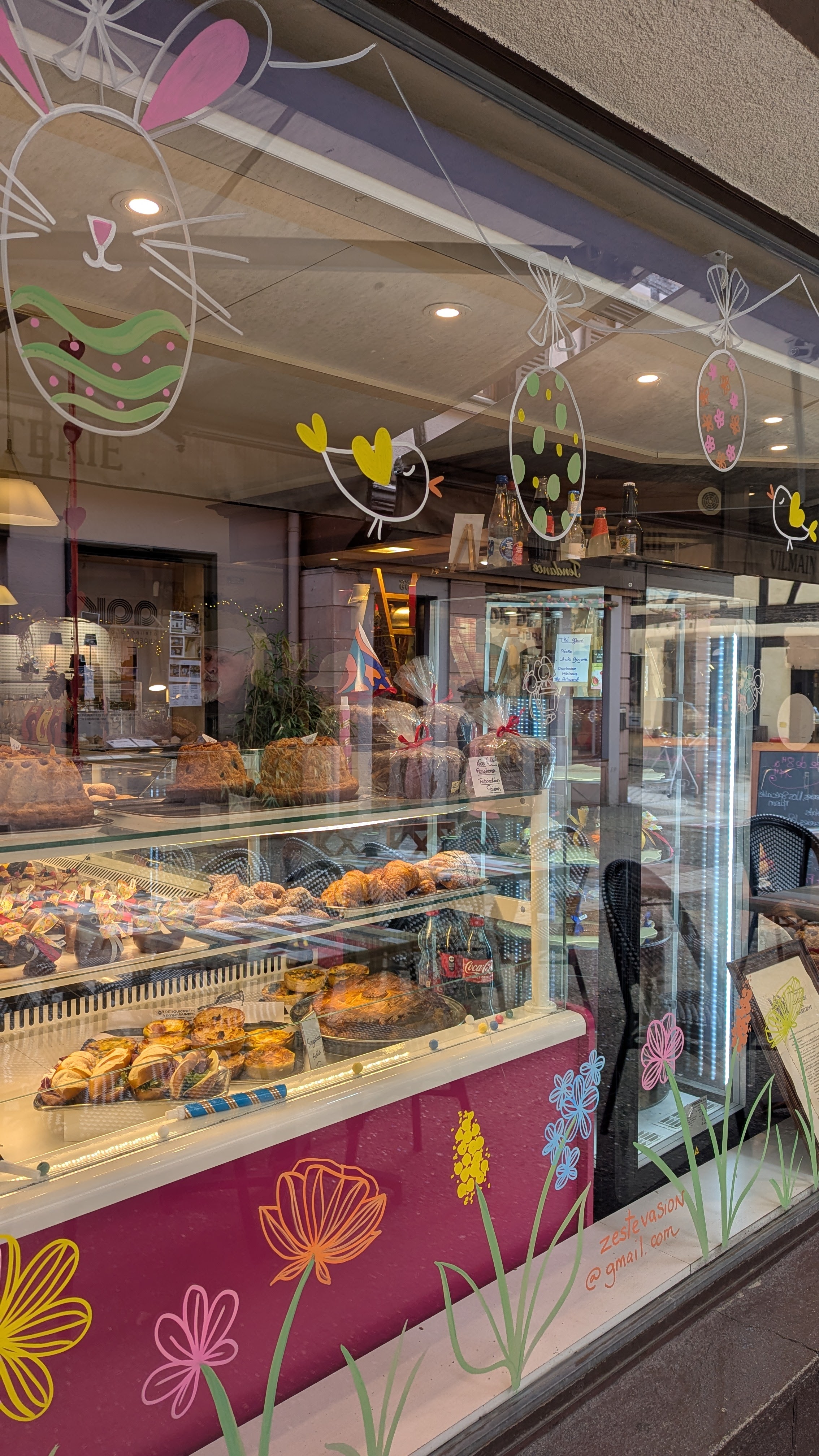 Vitrine de Pâques - Boulangerie