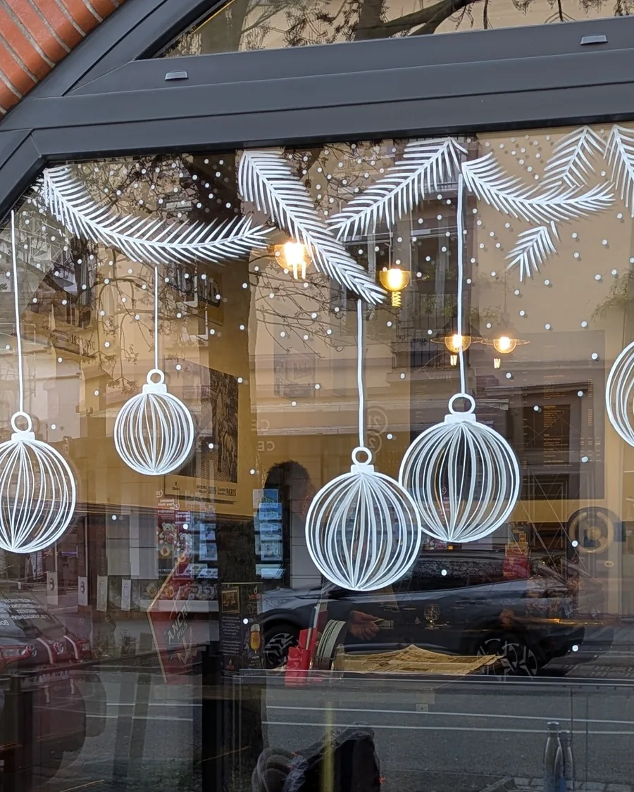 Vitrine de Noël - Restaurant Strasbourg