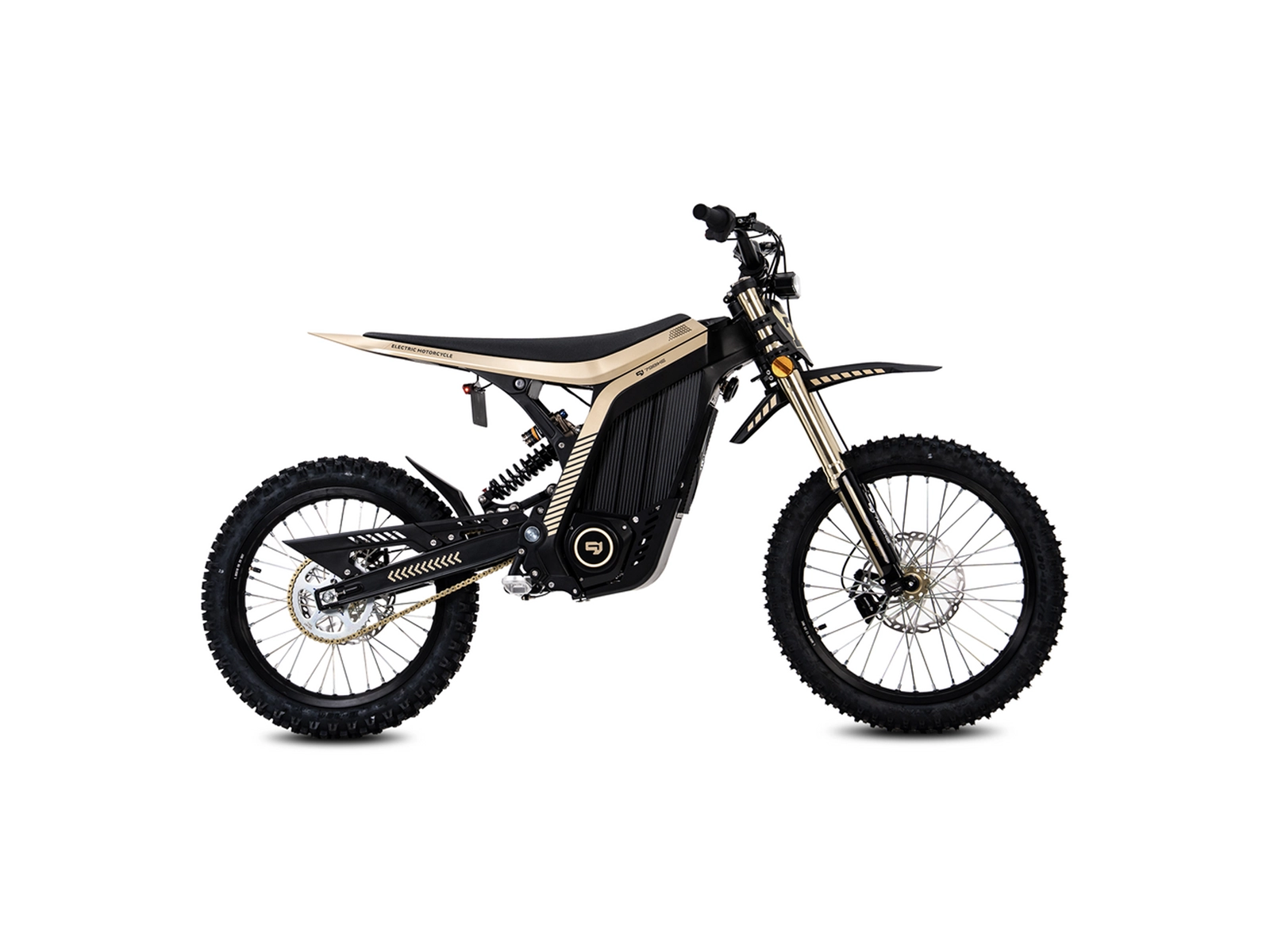 79 Bikes Lynx side view in black and gold.