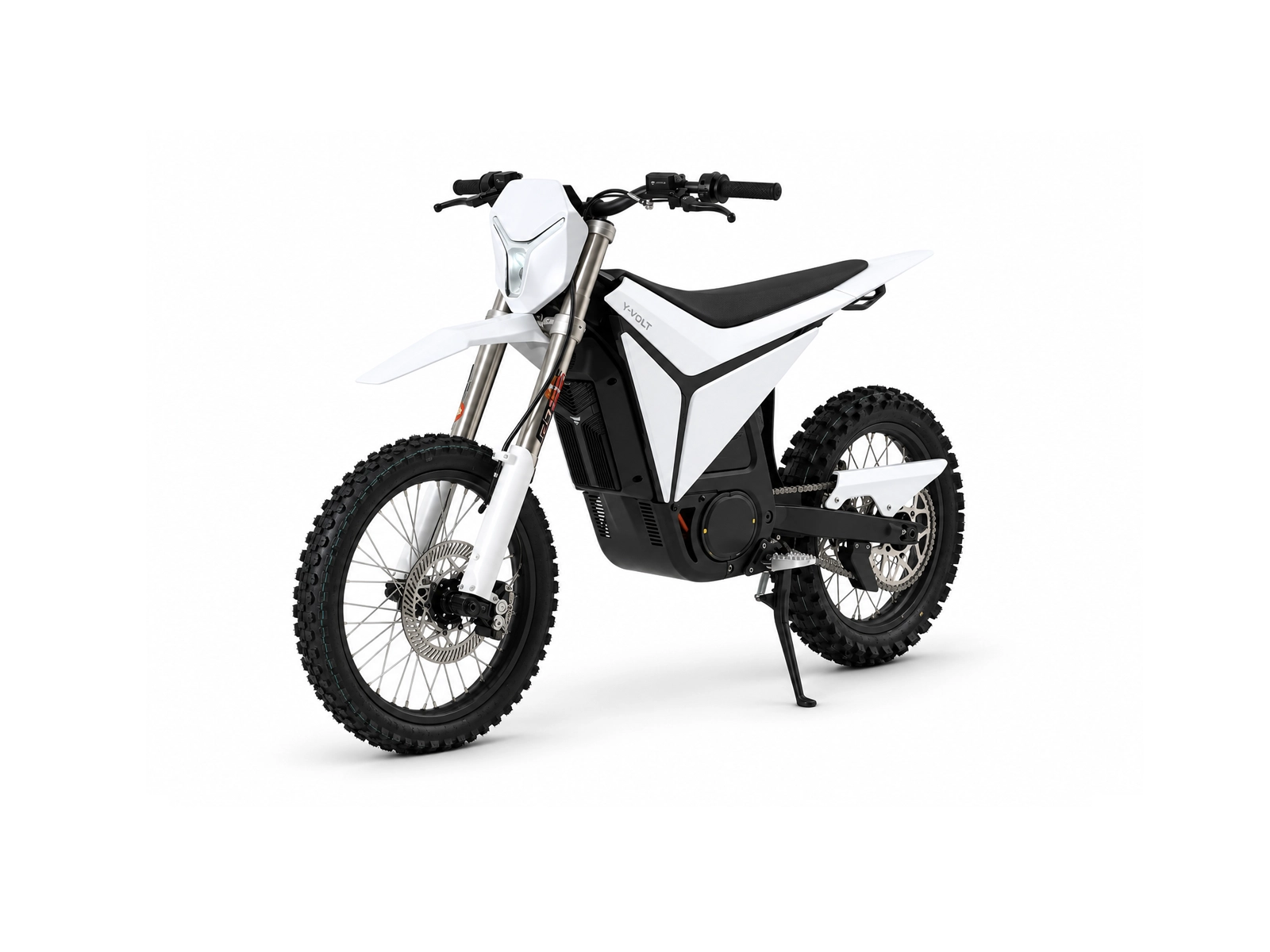Y-Volt Surge V front angle view in white.