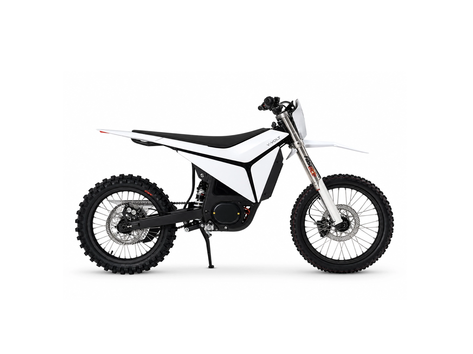 Y-Volt Surge V right side view in white.