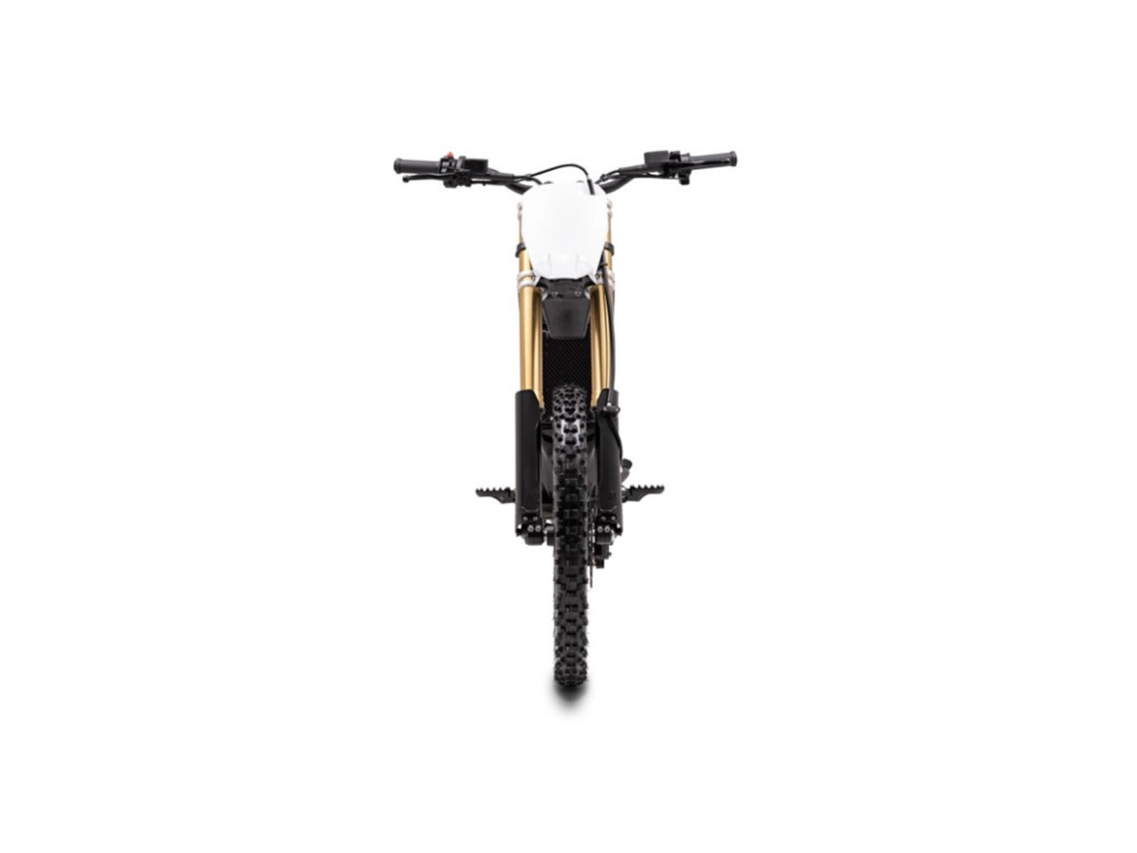 Talaria Komodo MX front view in black.