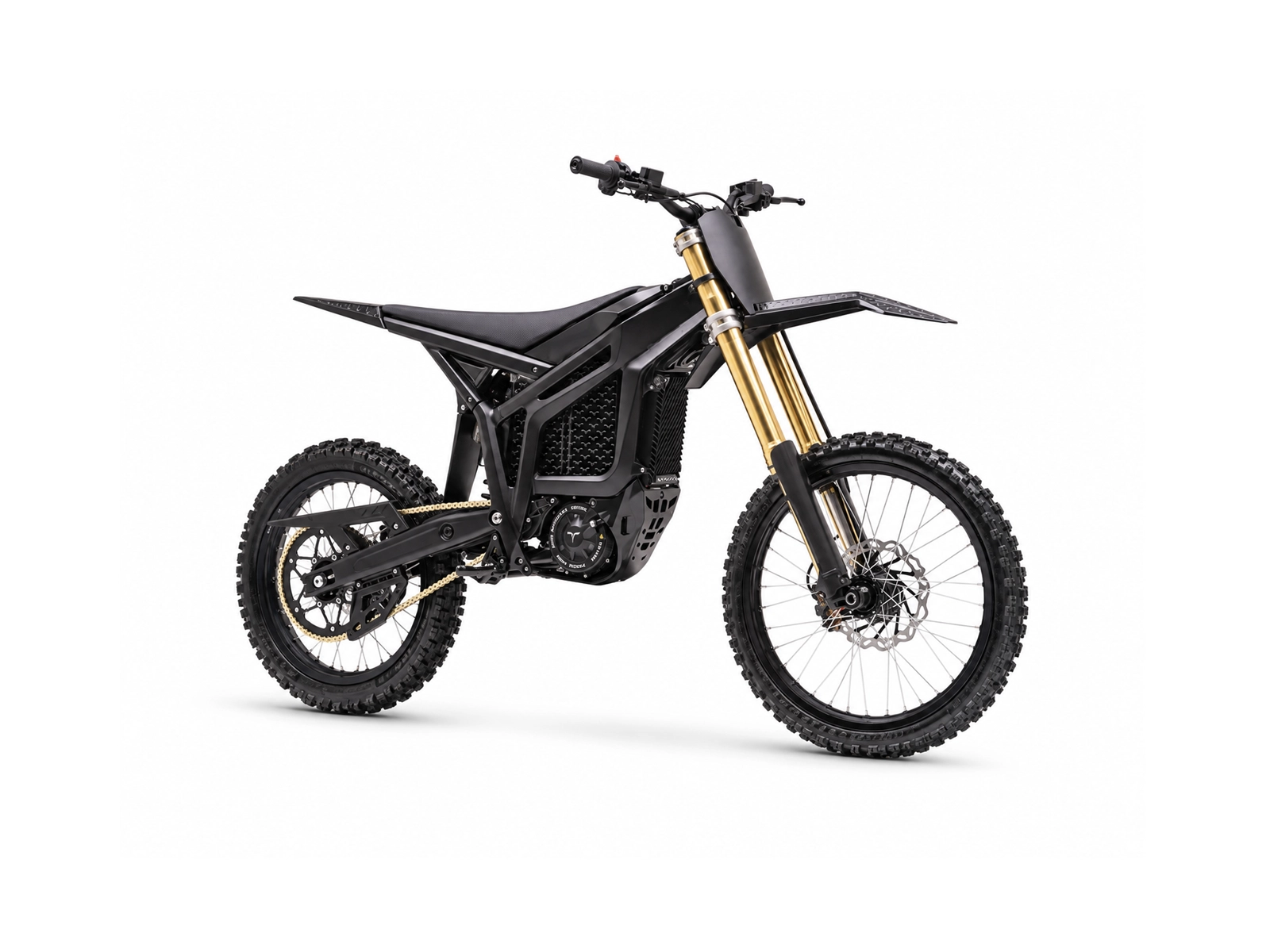 Talaria Komodo MX front angle view in black.