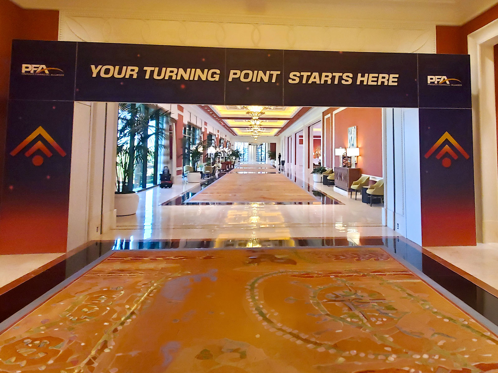 Event marketing graphics developed for the 2022 Convention of Champions, including keynote and storytelling themes.