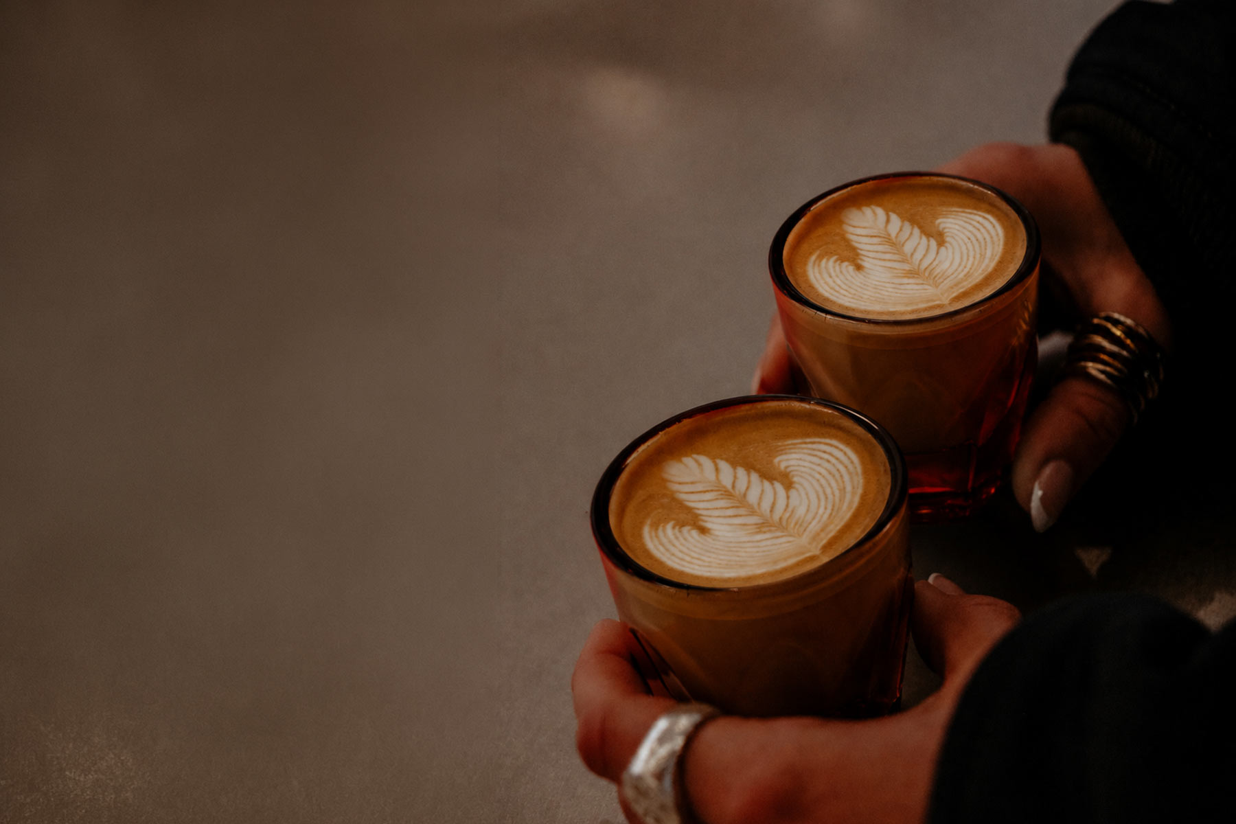 Two Twosome Place Cortados