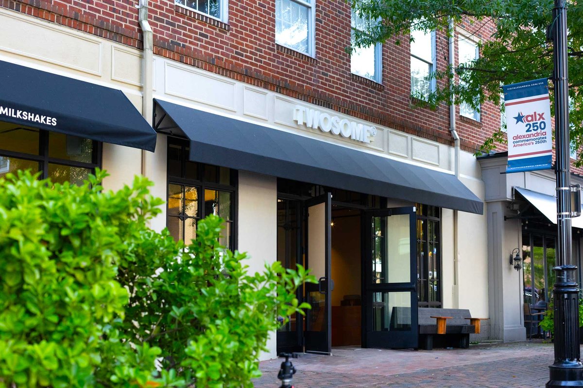 Twosome Place exterior on King Street in Alexandria