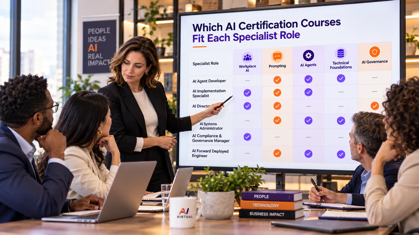 Which AI Certification Courses Fit Each Specialist Role