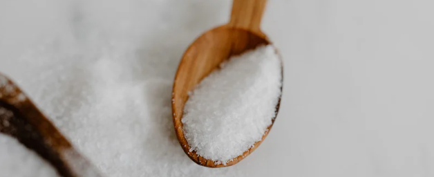 Salt on a spoon
