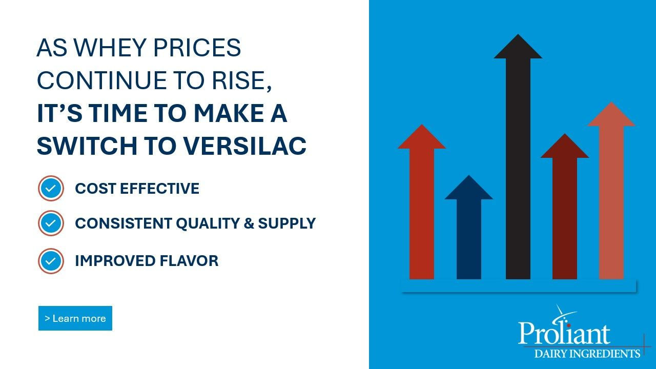 As whey prices continue to rise, it's time to make a switch to VersiLac