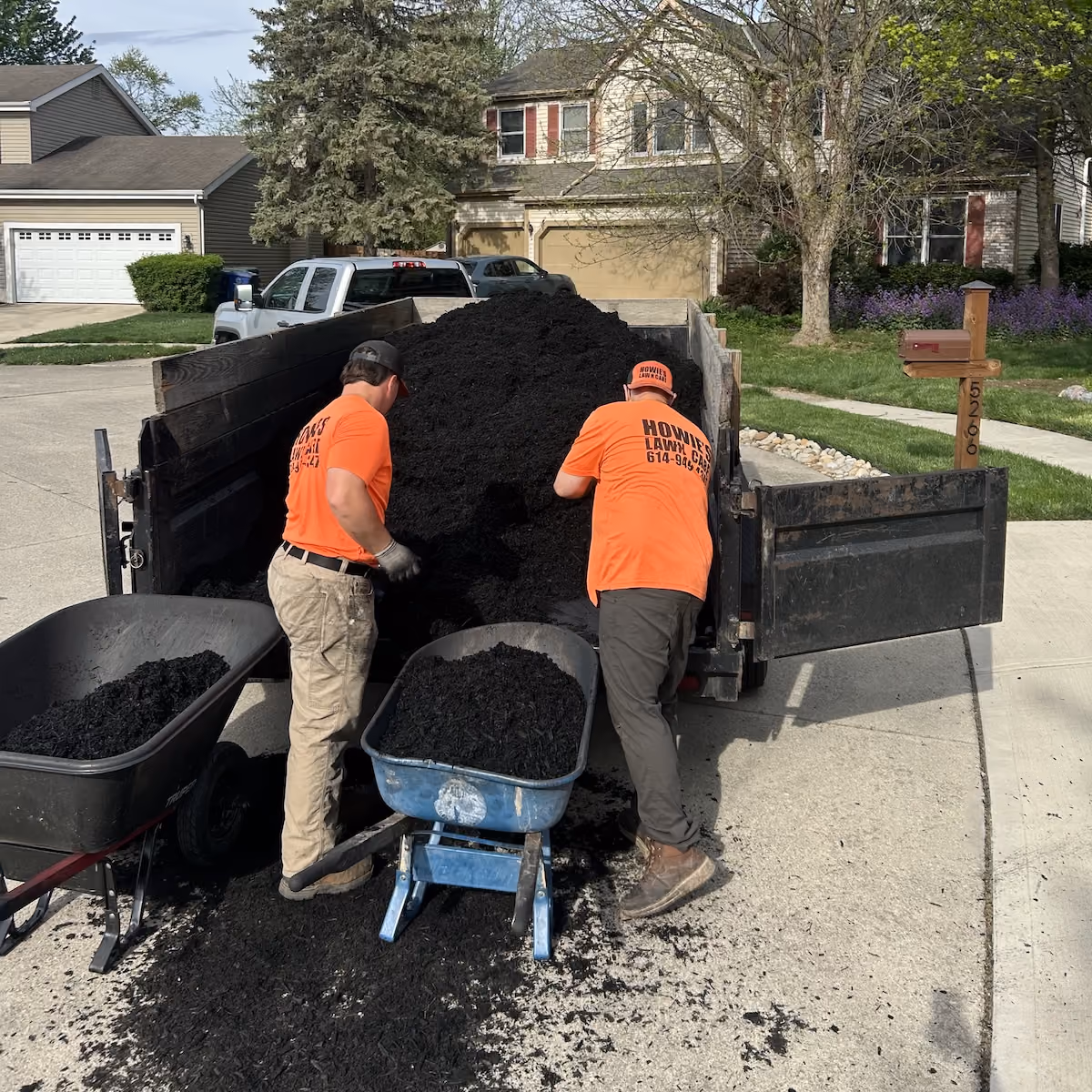 Howie’s Lawn Care LLC landscaping and lawn care team serving Plain City, Ohio