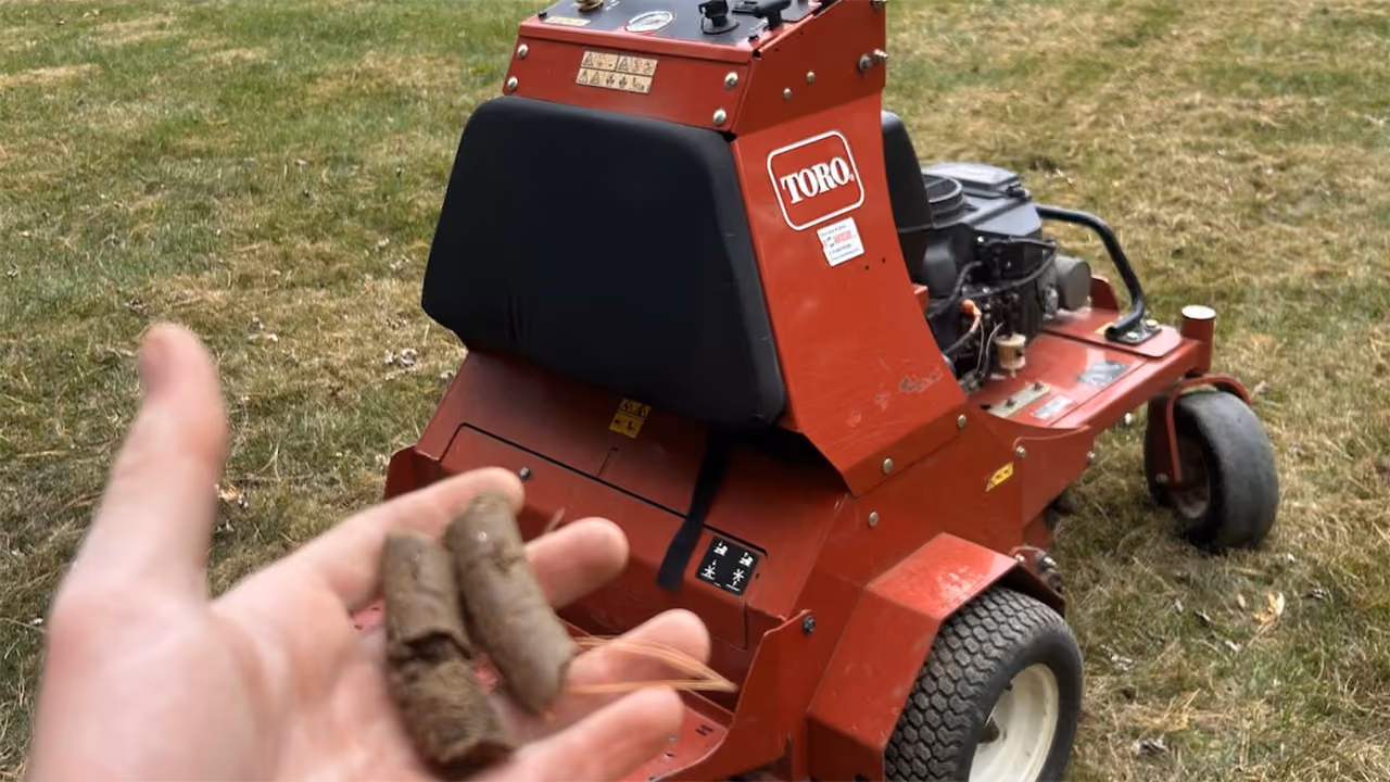 Professional lawn aeration near me by Howie’s Lawn Care LLC in West Jefferson, Ohio